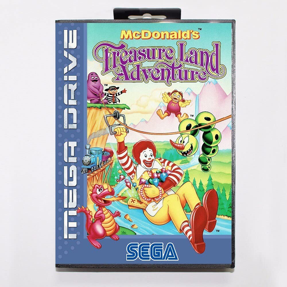 madein adventure md トレカ　未開封 Retro Game McDonald's Treasure Land Adventure Game Cartridge 16